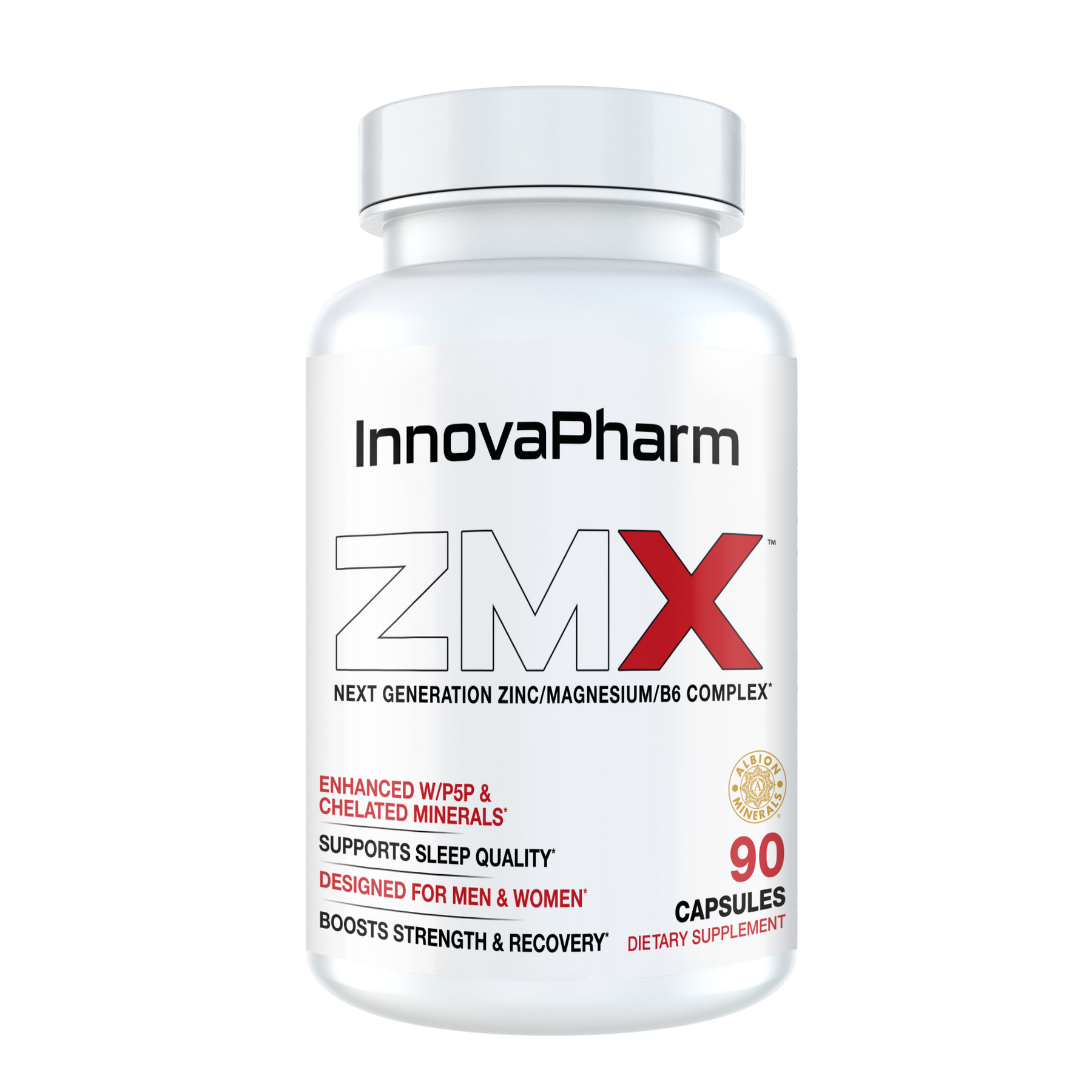 Innovapharm ZMX - 90 Caps - ZMA Capsules