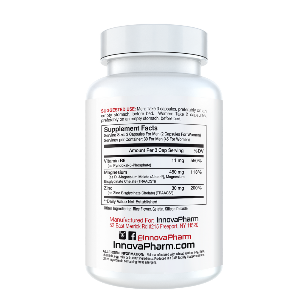 Innovapharm ZMX - 90 Caps - ZMA Capsules