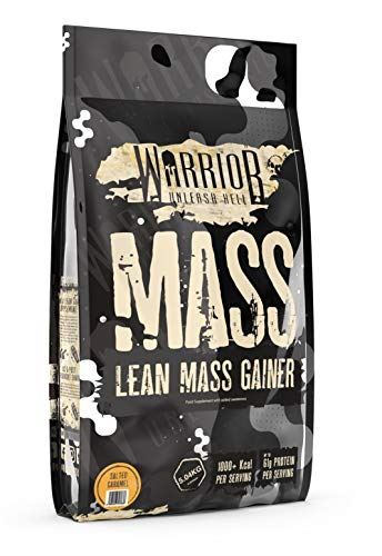 Black and white Warrior Lean Mass Gainer bag for lean mass and muscle gains