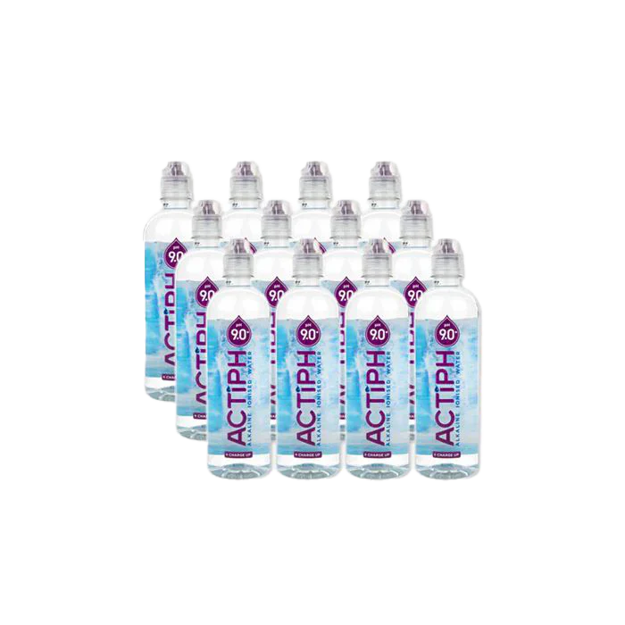 Actiph Alkaline Ionised Water - 12x600ml - Water