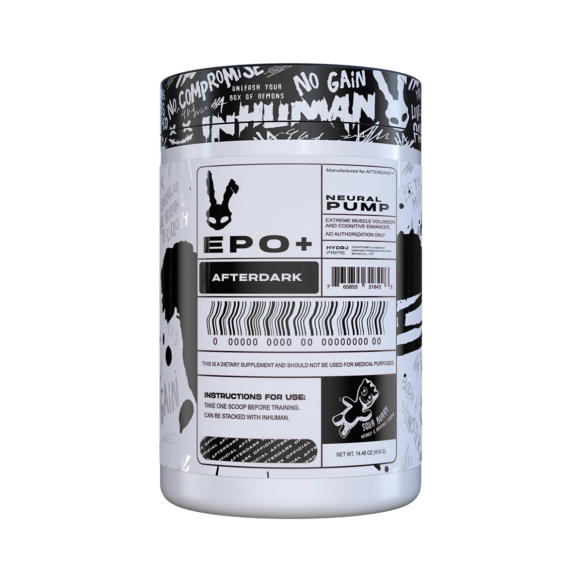 AfterDark InHuman Pre Workout - Pre-Workout Powder