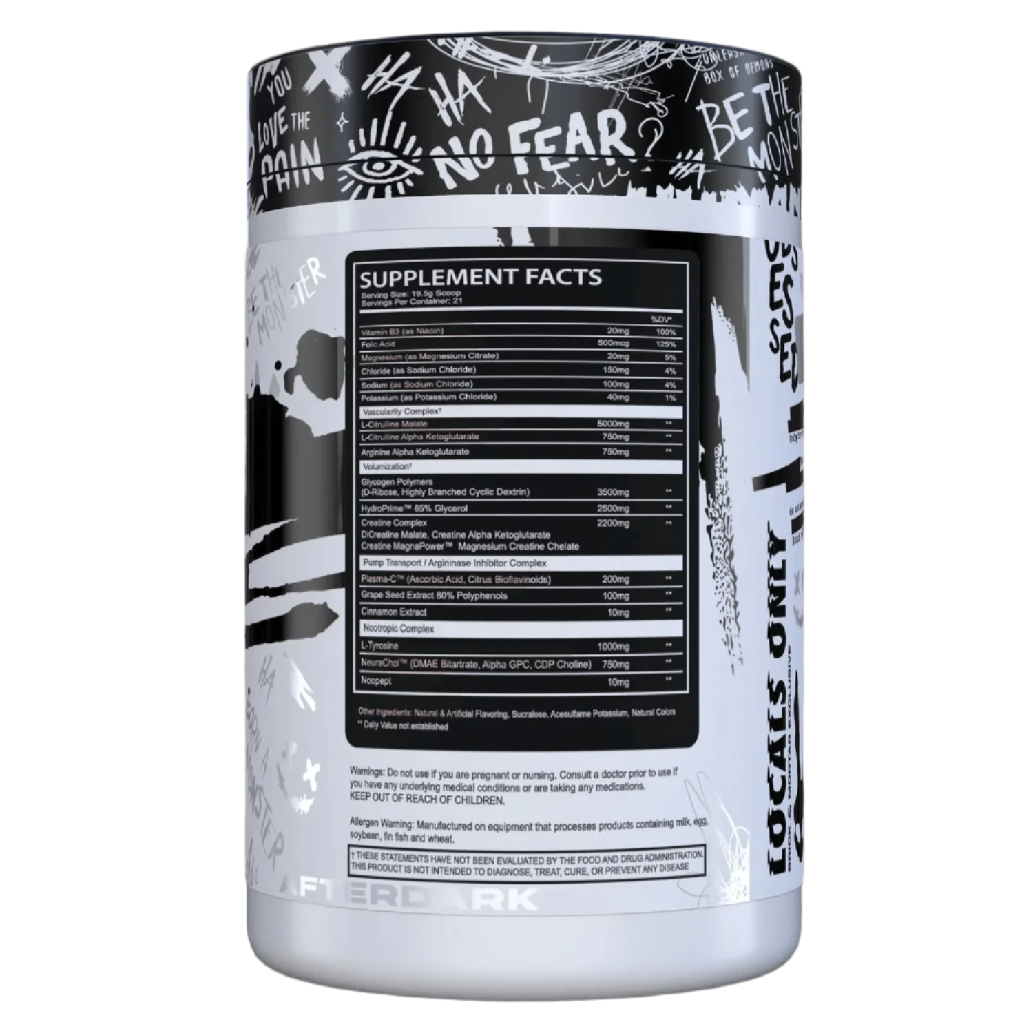 AfterDark EPO + Stim Free Pre Workout - Pre-Workout Powder