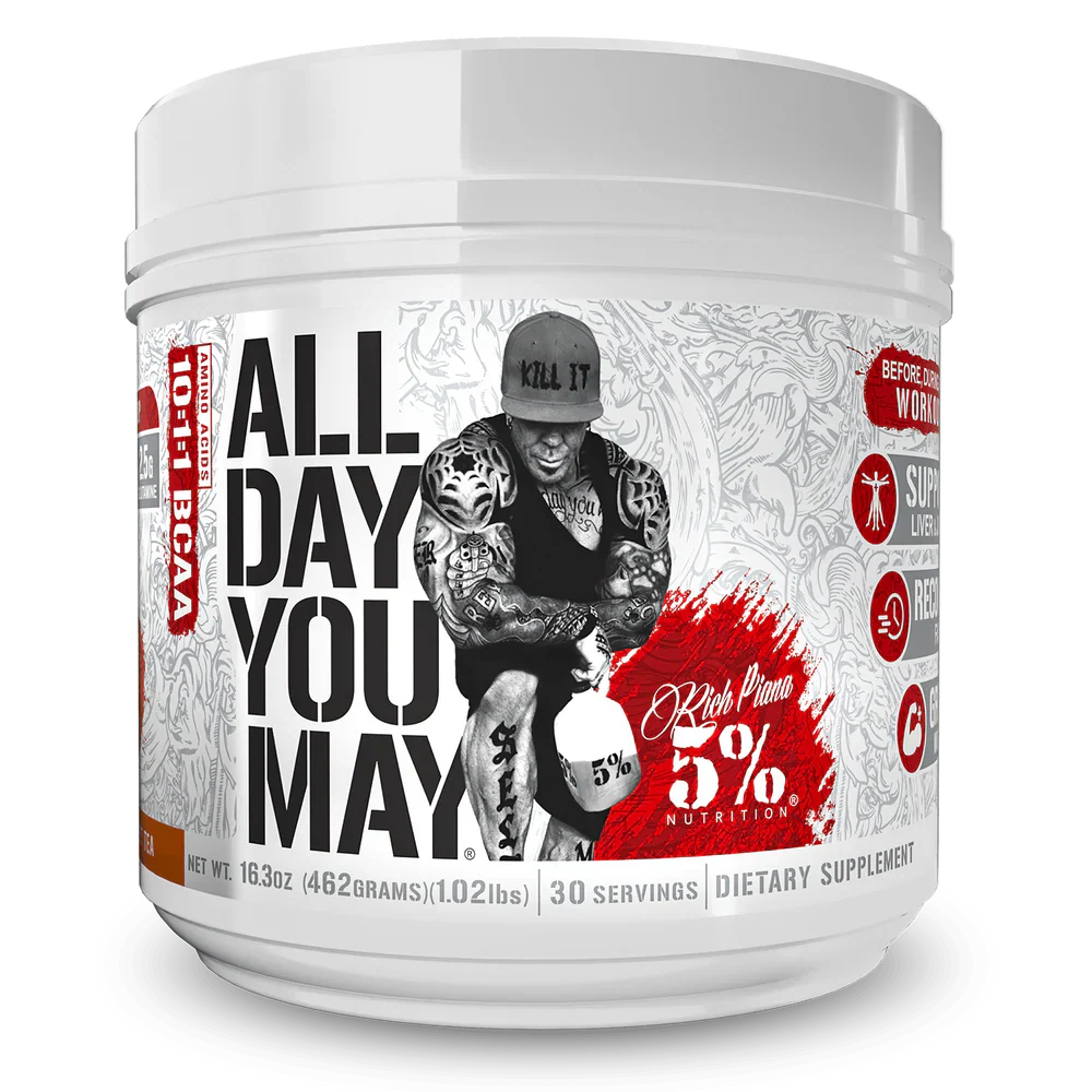 Rich Piana 5% Nutrition All Day You May Legendary Series Amino Acids Powder