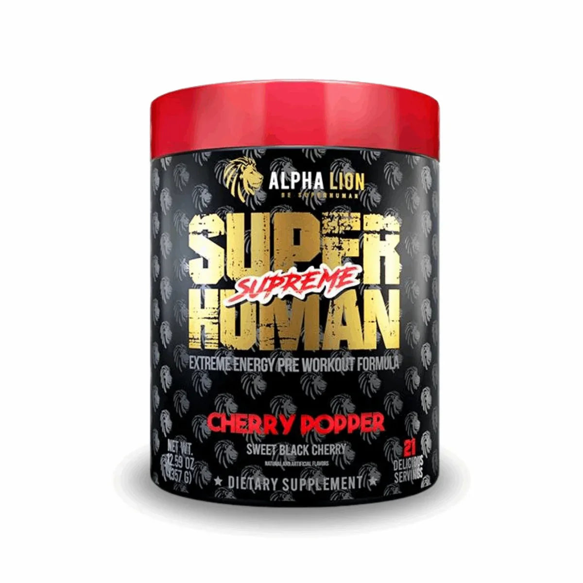 Alpha Lion SuperHuman Supreme - 357g / Cherry Popper - Pre-Workout Powder