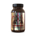 Alpha Neon Synergiz supplement bottle with holographic label for managing stress