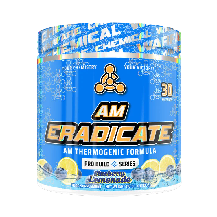 Chemical Warfare AM Eradicate - 300g / Blue Lemonade - Weight Loss Support Powder