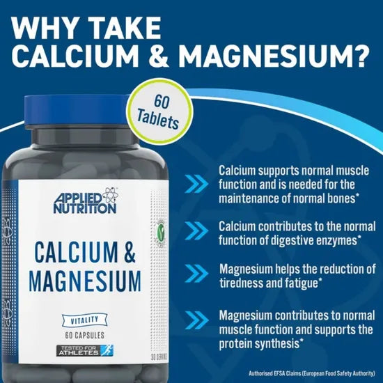 Applied Nutrition Calcium and Magnesium - MyGymSupplements