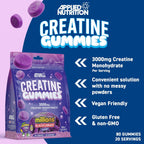 Applied Nutrition Creatine Gummies 80Gummies - 80 Gummies / Million Blackcurrant - Creatine Gummies