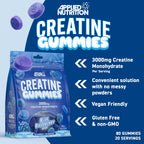 Applied Nutrition Creatine Gummies 80Gummies - 80 Gummies / Million Blackcurrant - Creatine Gummies