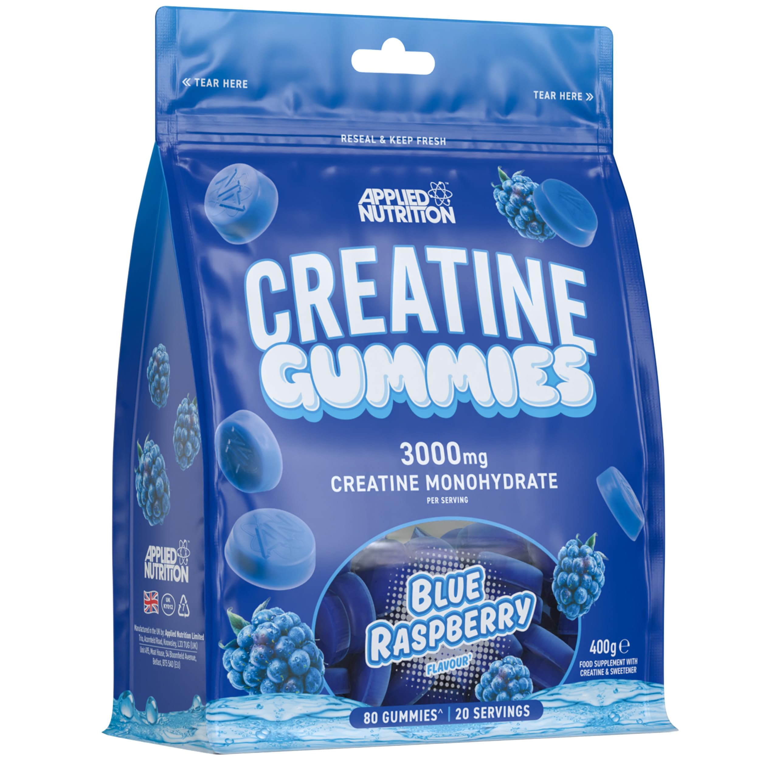 Applied Nutrition Creatine Gummies 80Gummies - 80 Gummies / Million Blackcurrant - Creatine Gummies