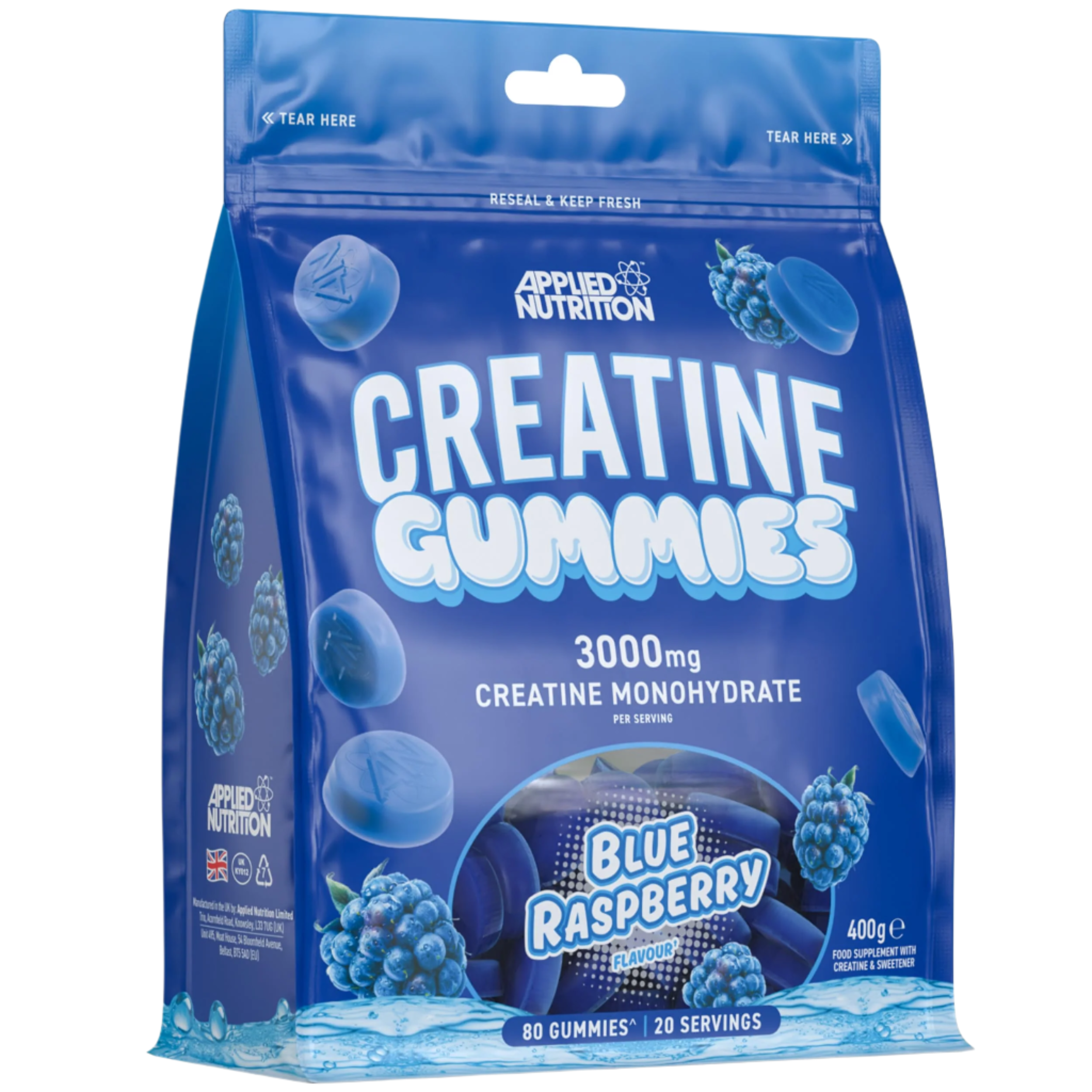 Applied Nutrition Creatine Gummies 80Gummies - 80 Gummies / Million Blackcurrant - Creatine Gummies