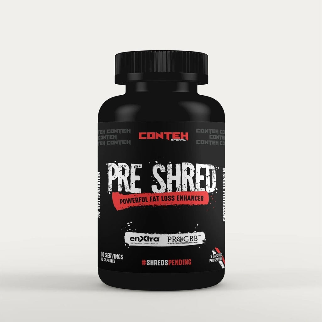 Conteh Sports Pre Shred 200 Caps - 90 Caps - Weight Loss Support Capsules