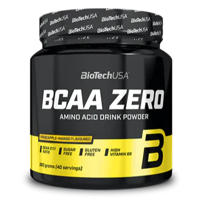 BiotechUSA BCAA Zero pineapple mango amino drink powder for lean muscle and clean nutrition