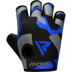 RDX Gym Gloves umblimation F6 - S / Blue - Weight Lifting Gloves