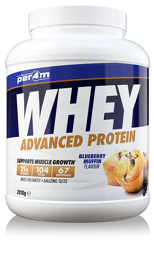 Per4m Advanced Whey Protein - 2.01kg / Blueberry Muffin - Whey Protein Powder