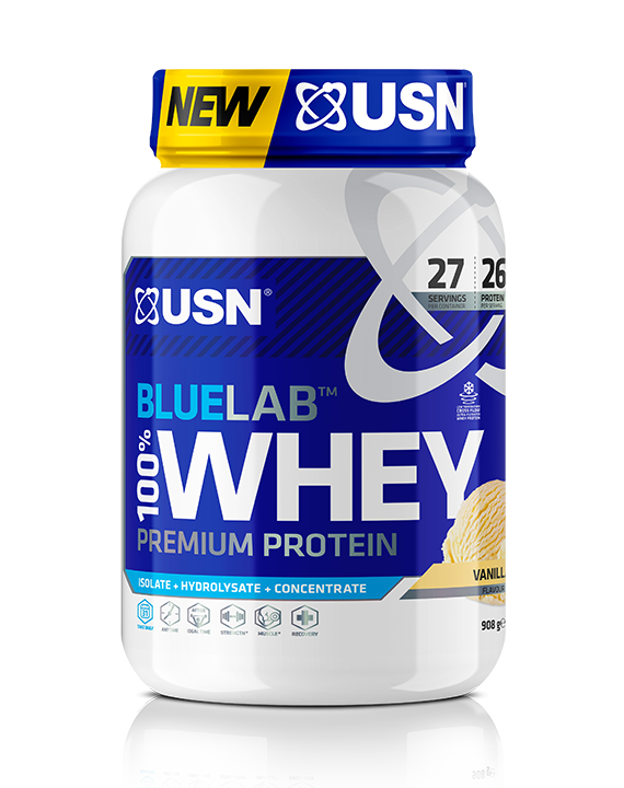 USN Blue Lab Whey - 908g / Vanilla - Whey Protein Powder