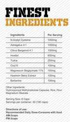 Gas Mark 10 Longevity Body Armour 180 Caps Vitamins & Minerals