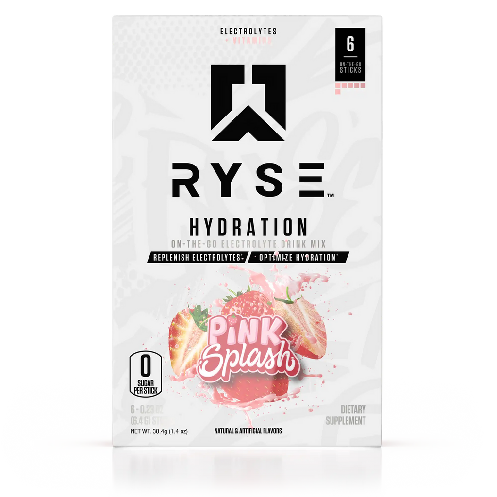 RYSE-Hydration-Sticks--Pink-Splash - Hydration Powder