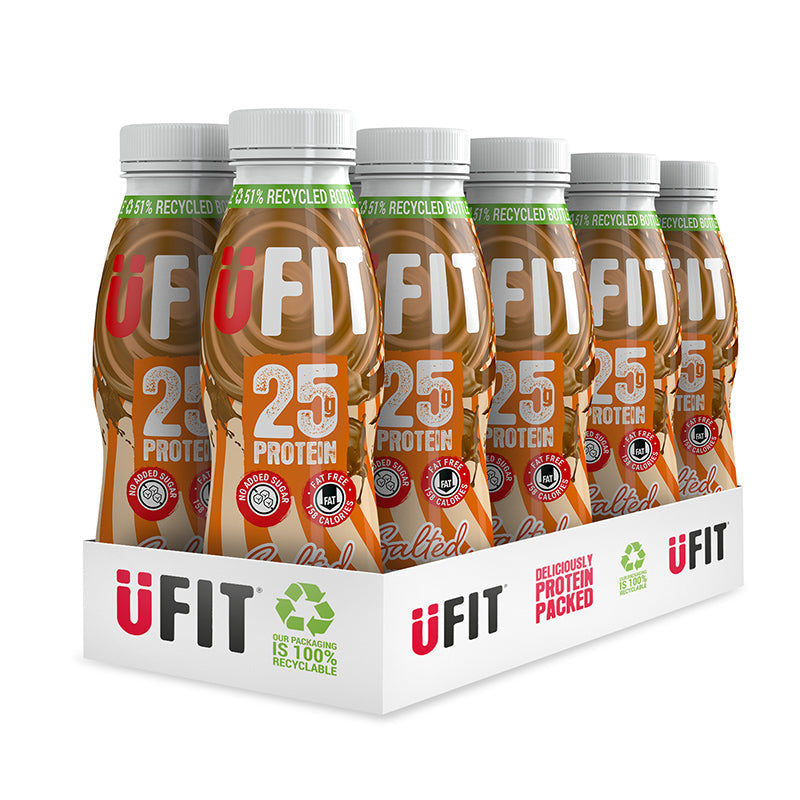 UFIT Protein RTD - 10x330ml / Salted Caramel - Whey Protein Ready-to-Drinks