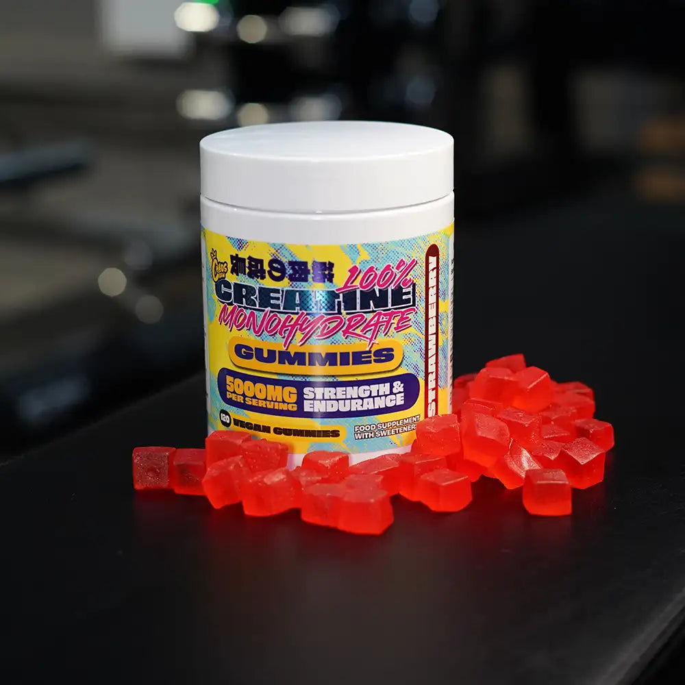 Chaos Crew Creatine Gummies - 120Softgels / Strawberry - Creatine Gummies