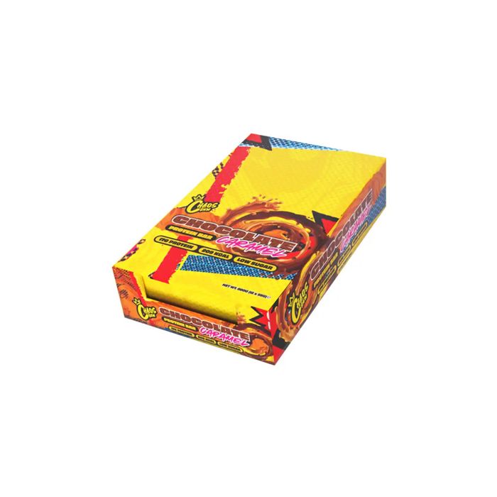 ChaosCrew Protein Bar - 12x55g / Chocolate Caramel - Protein Bars