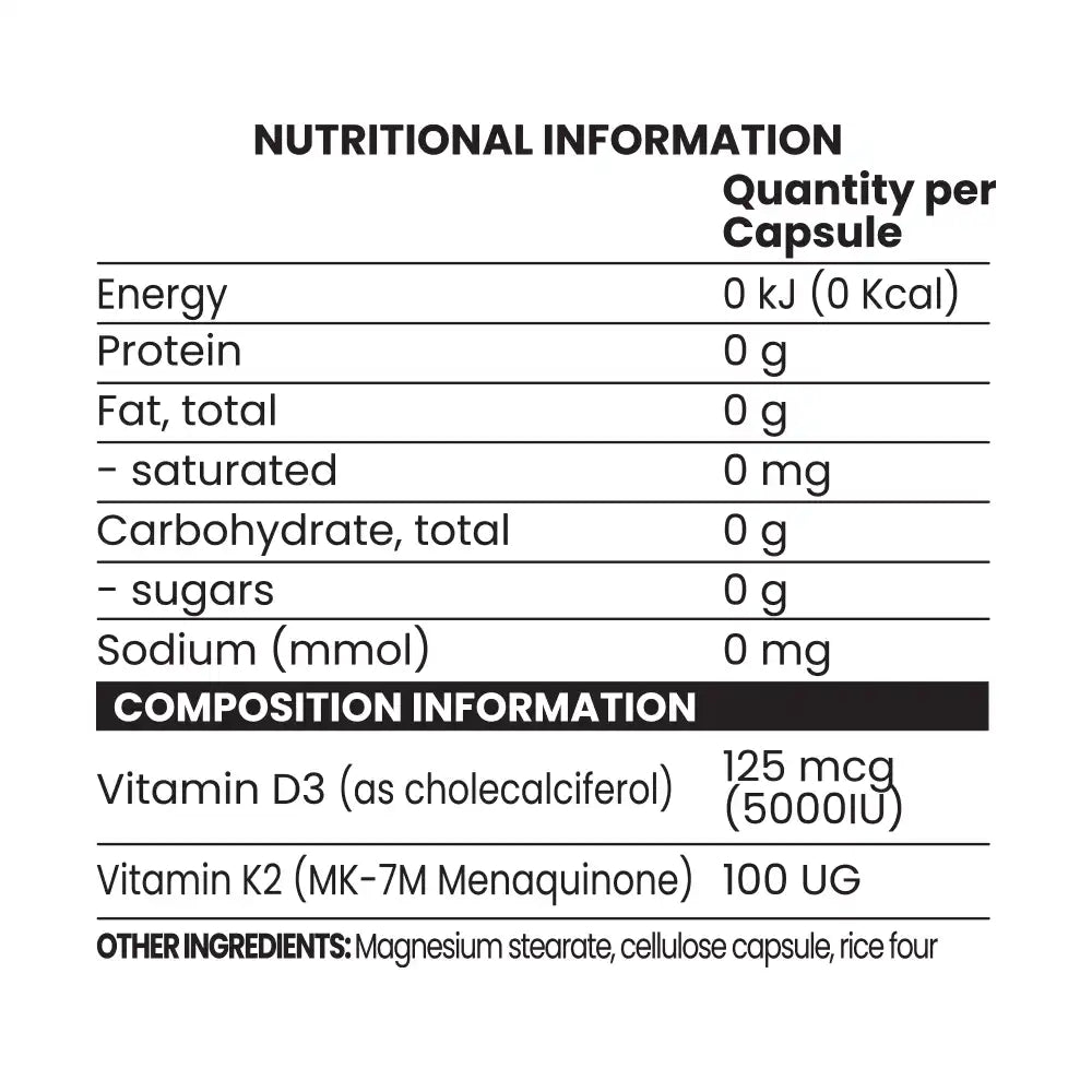 Chaos Crew Vitamin D3 + K2 - MyGymSupplements