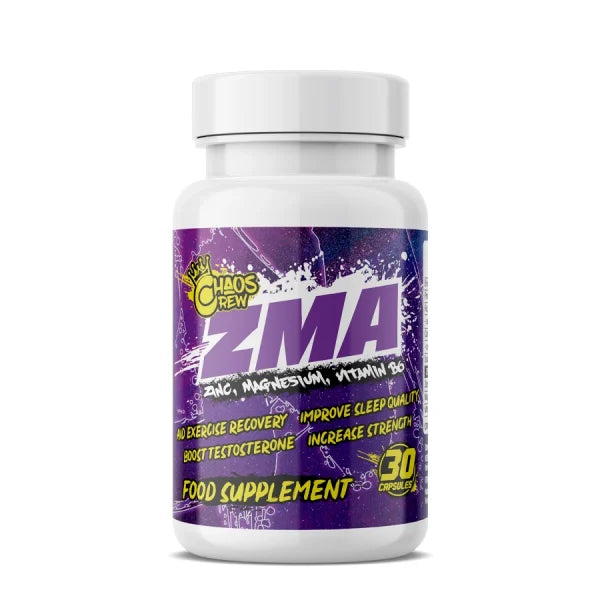 Chaos Crew ZMA supplement for better sleep quality and healthy blood sugar support