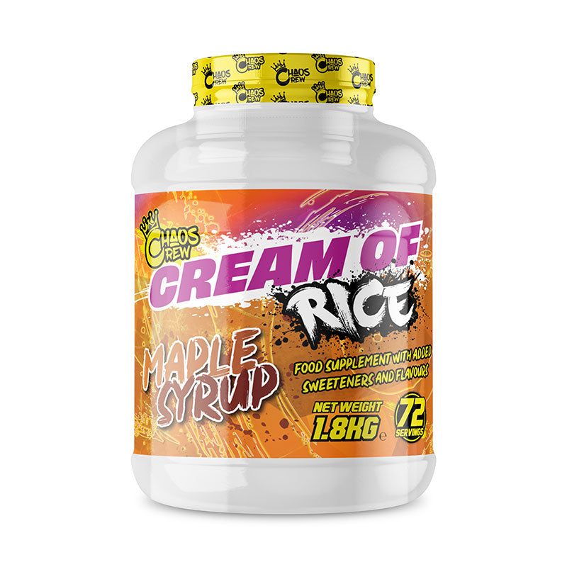 Chaos Crew Cream of Rice - 1.8kg / Maple Syrup - Cream of Rice Powder