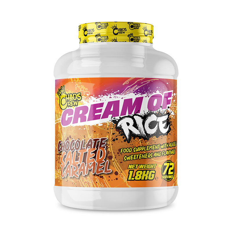 Chaos Crew Cream of Rice - 1.8kg / Chocolate Salted Caramel - Cream of Rice Powder