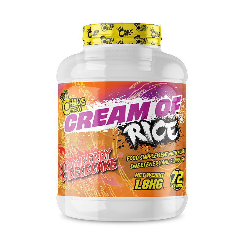 Chaos Crew Cream of Rice - 1.8kg / Strawberry Cheesecake - Cream of Rice Powder