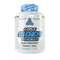 White plastic bottle of Chemical Warfare Apple Cider Vinegar capsules for blood sugar levels
