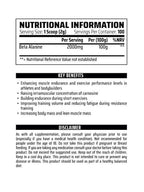 Chemical Warfare Beta Alanine - 200g - Beta Alanine Powder