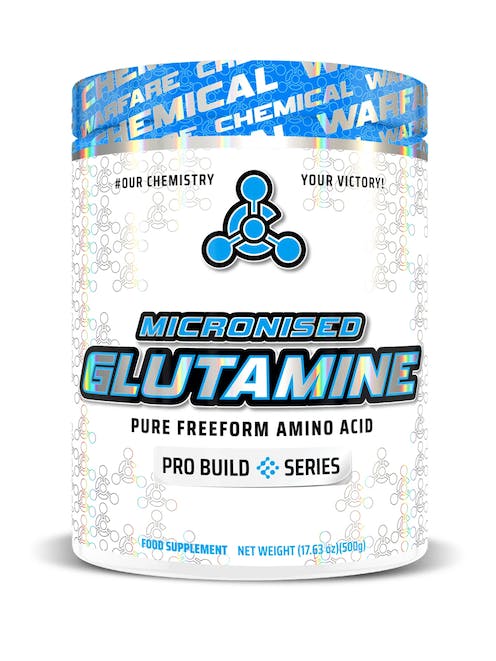 Chemical Warfare Mirconised Glutamine - 500g - Glutamine Powder