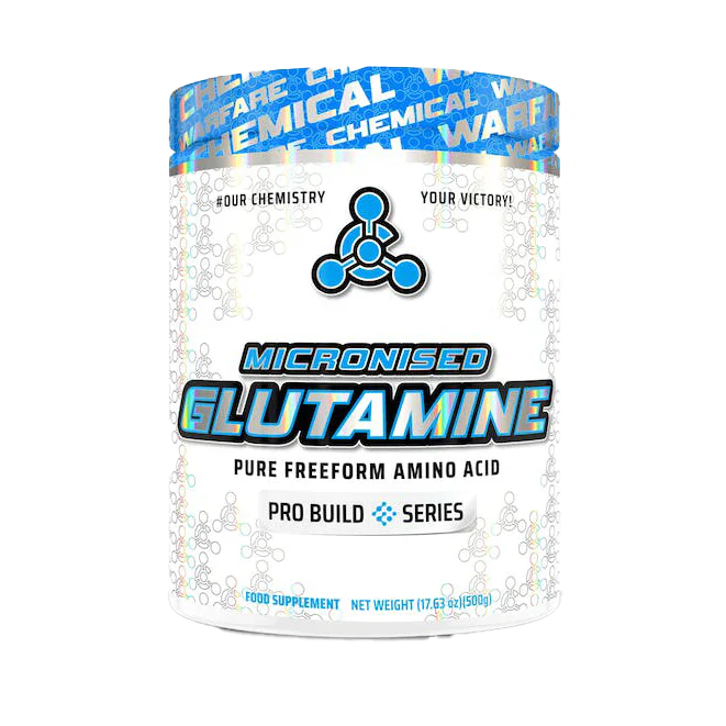 Chemical Warfare Mirconised Glutamine - 500g - Glutamine Powder