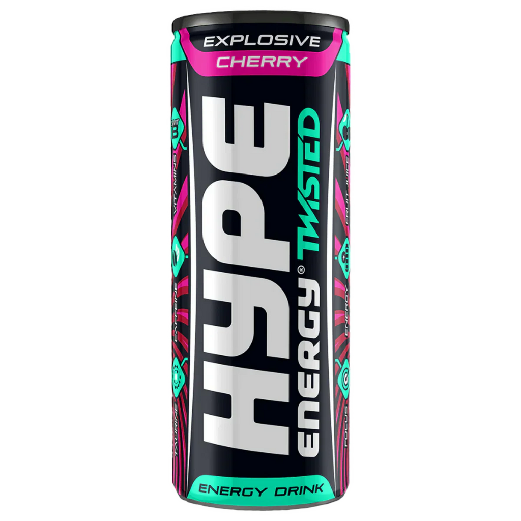 HYPE Twisted - 24x250ml / Cherry - Energy Ready-To-Drinks