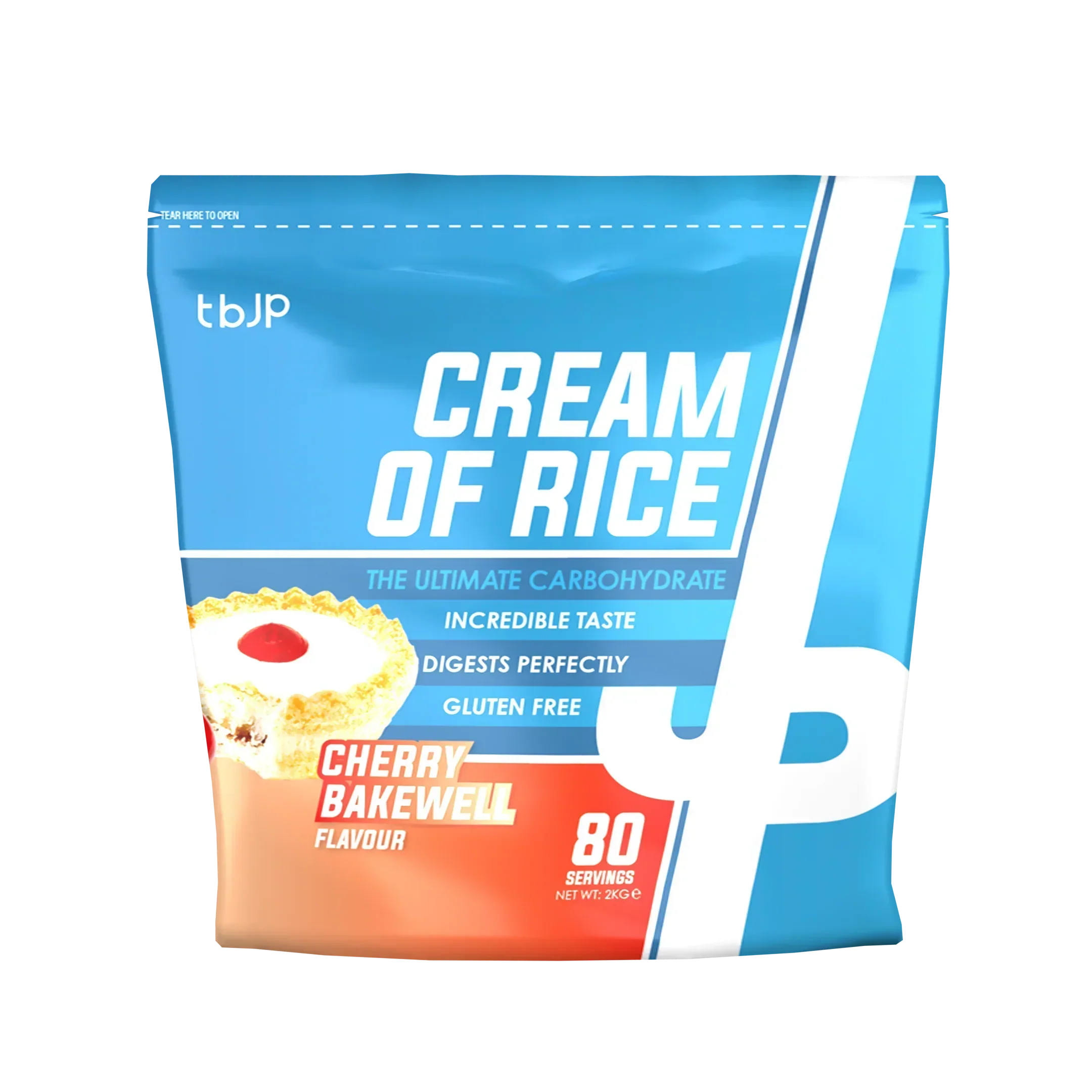 Trained By JP Cream Of Rice - 2kg / Cherry Bakewell - Cream of Rice Powder