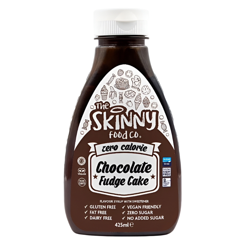 The Skinny Food Co Skinny Syrup - 425ml / Chocolate Fudge Cake - Dessert Sauces