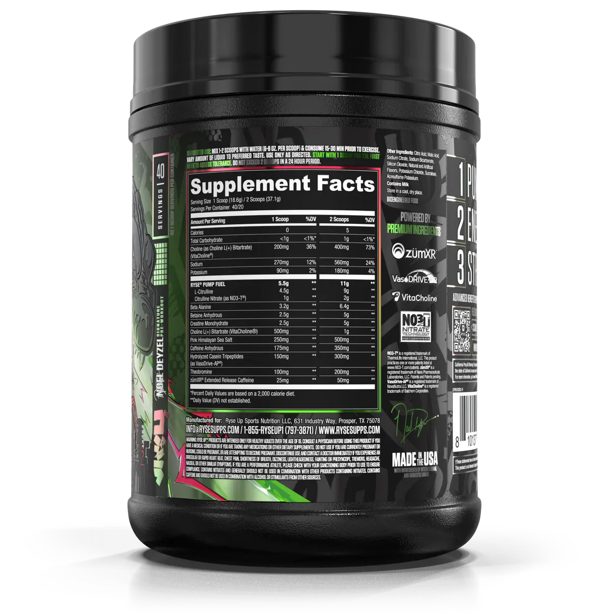 RYSE Godzilla Pre-Workout - Pre-Workout Powder
