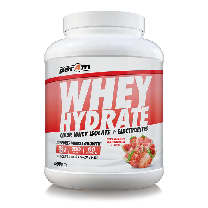 Per4m Clear Whey Hydrate | Light Refreshing Protein with Electrolytes - 1.8kg / Strawberry Watermelon - Clear Whey