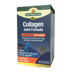 Natures Aid Collagen Joint Formula box with 60 capsules featuring hydrolyzed collagen supplement