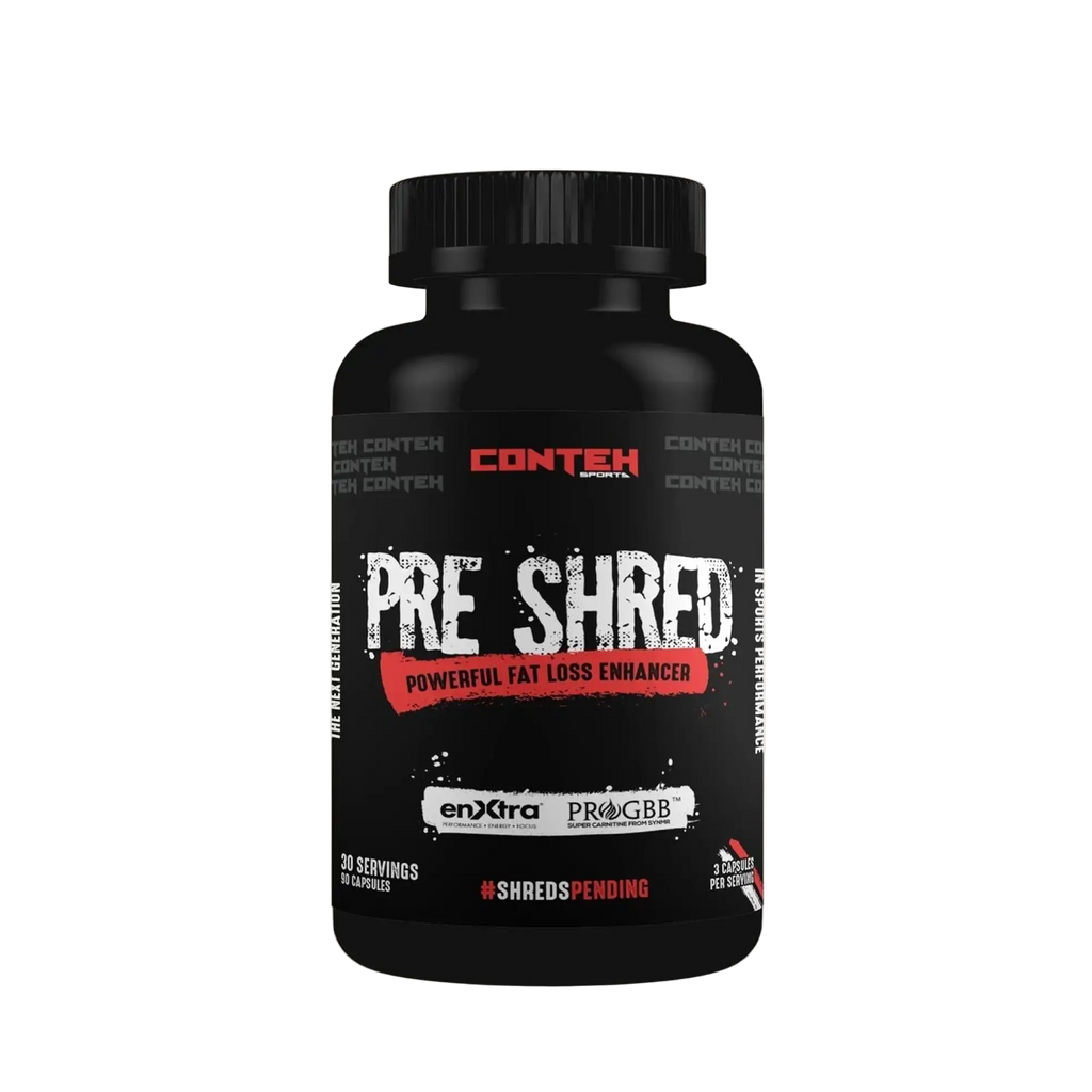 Conteh Sports Pre Shred Capsules 90 Caps Weight Loss Support Capsules
