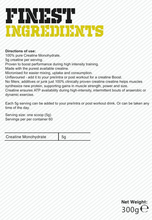 Gas Mark 10 Creatine (Monohydrate) Creatine