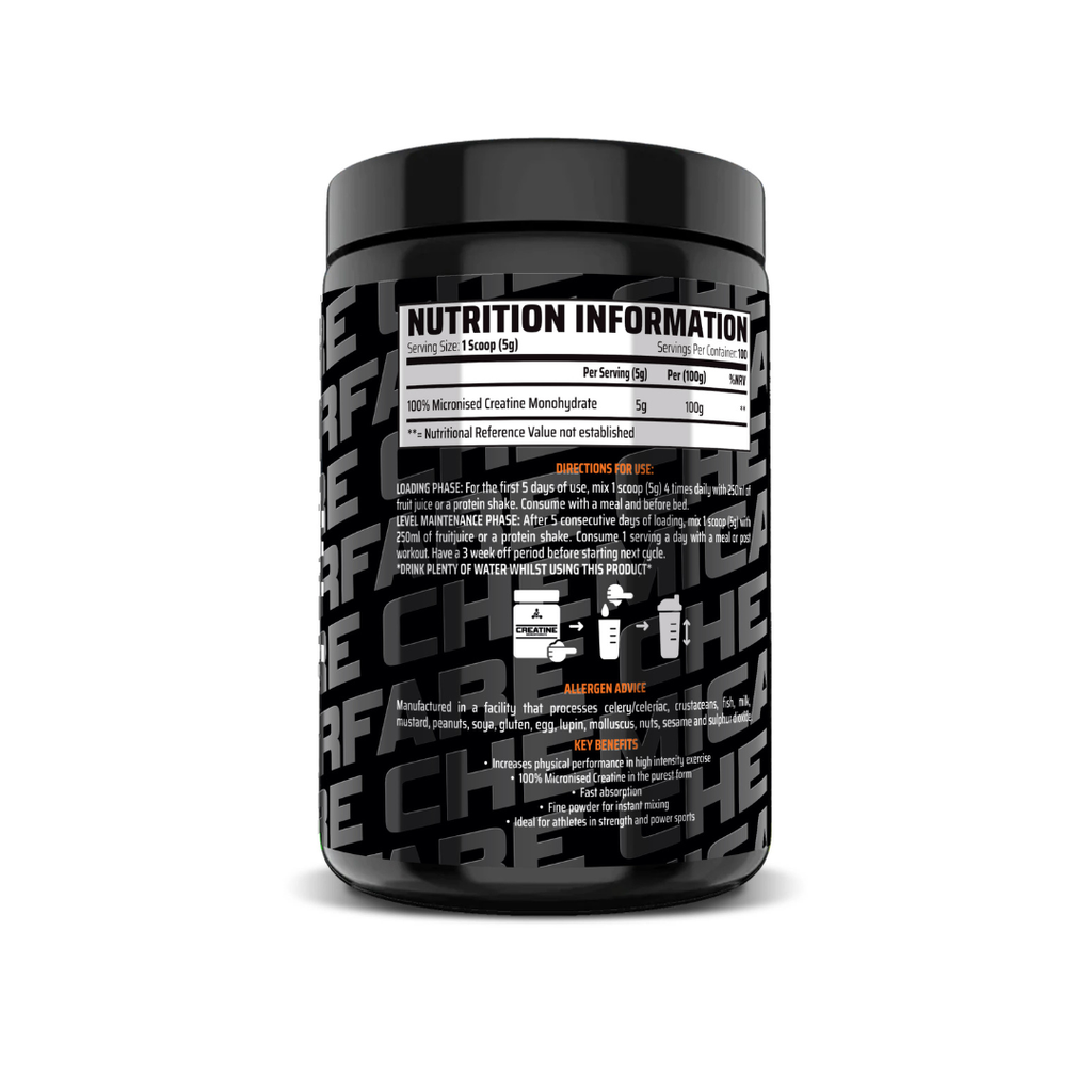 Chemical Warfare Creatine Monohydrate 500g - MyGymSupplements