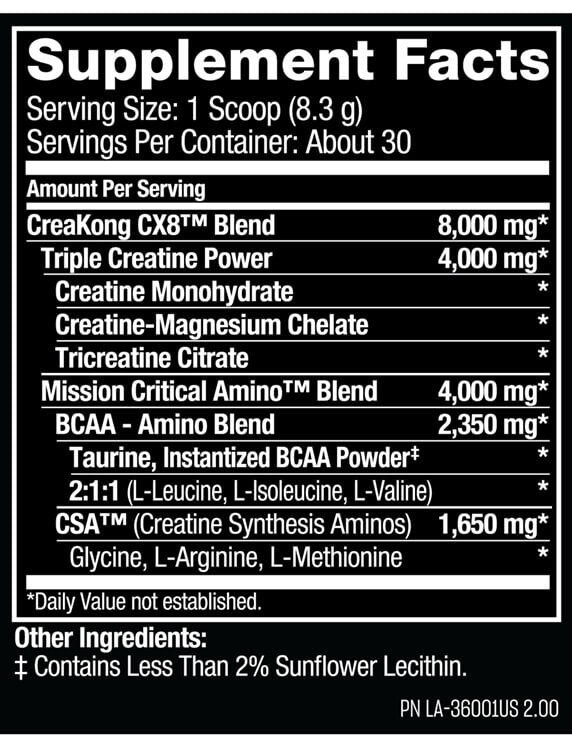 Mutant Creakong CX8 - 249g - Creatine Powder