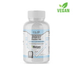 White plastic bottle of Digest Pharma Pro with Biocore Complex for better nutrient absorption