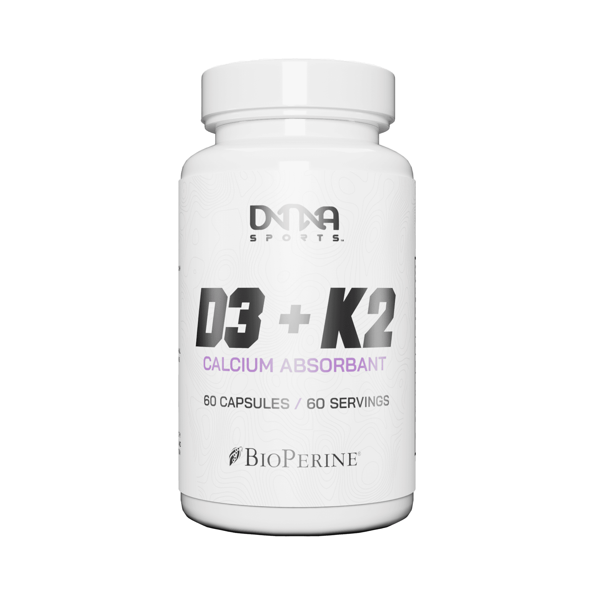 DNA Sports Vitamin D3 & K2 - 60 Caps - Vitamin D3 & K2 Capsules