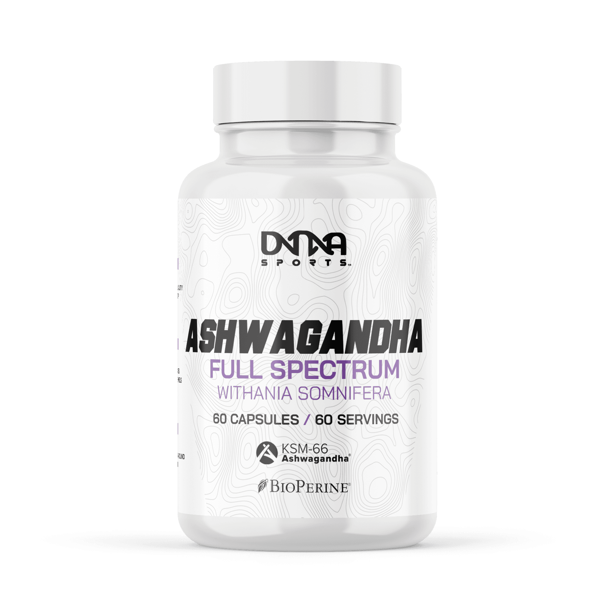 DNA Sports Ashwagandha/KSM66 - 60 Caps - Ashwagandha Capsules