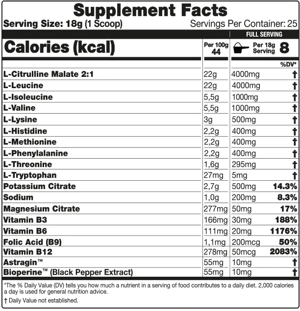 10X Athletic EAA - Amino Acids Powder