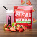 Efectiv Nutrition Clear Whey Isolate with strawberry watermelon flavor, tasty protein supplement