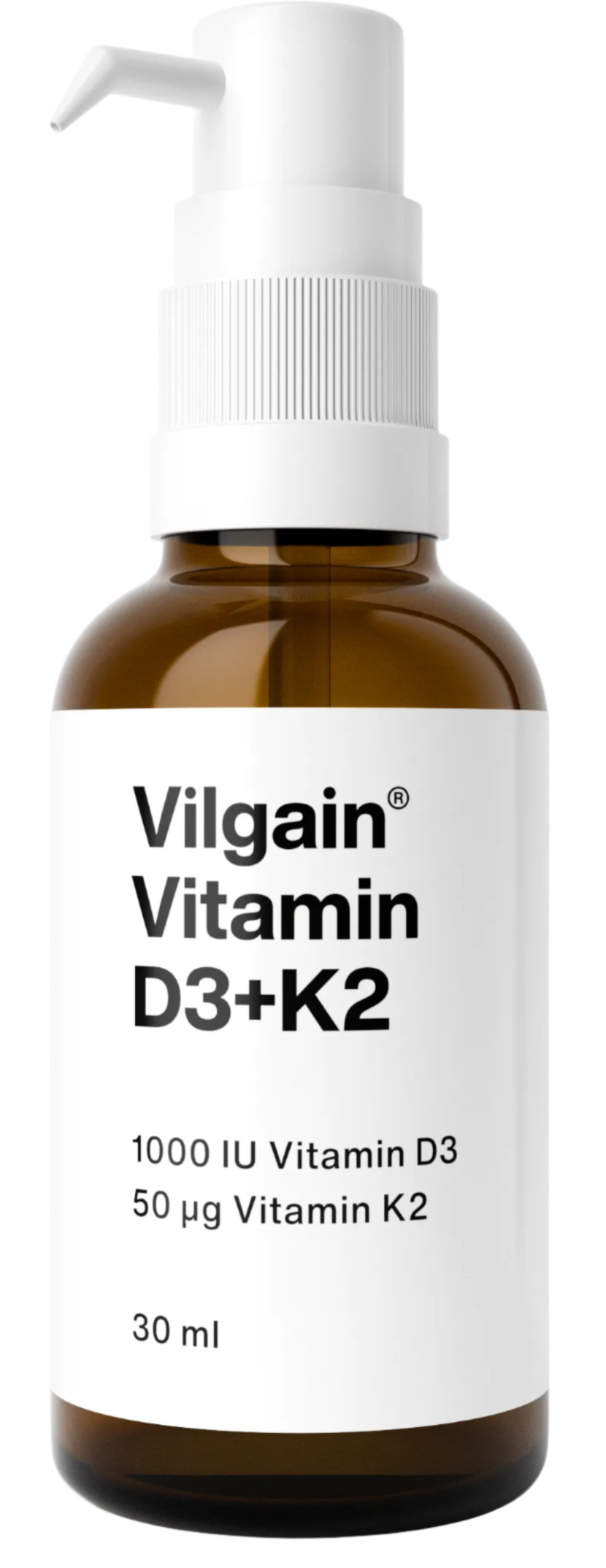 Vilgain Vitamin D3 + K2 - 30ml - Vitamin D3 & K2 Liquid